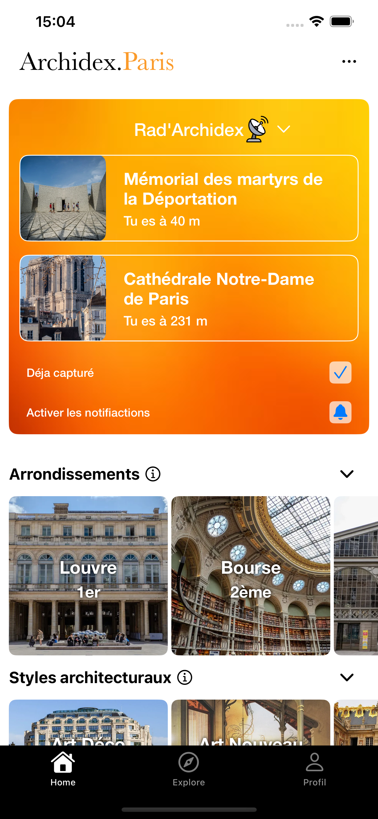 Archidex — capture 1 sur 4