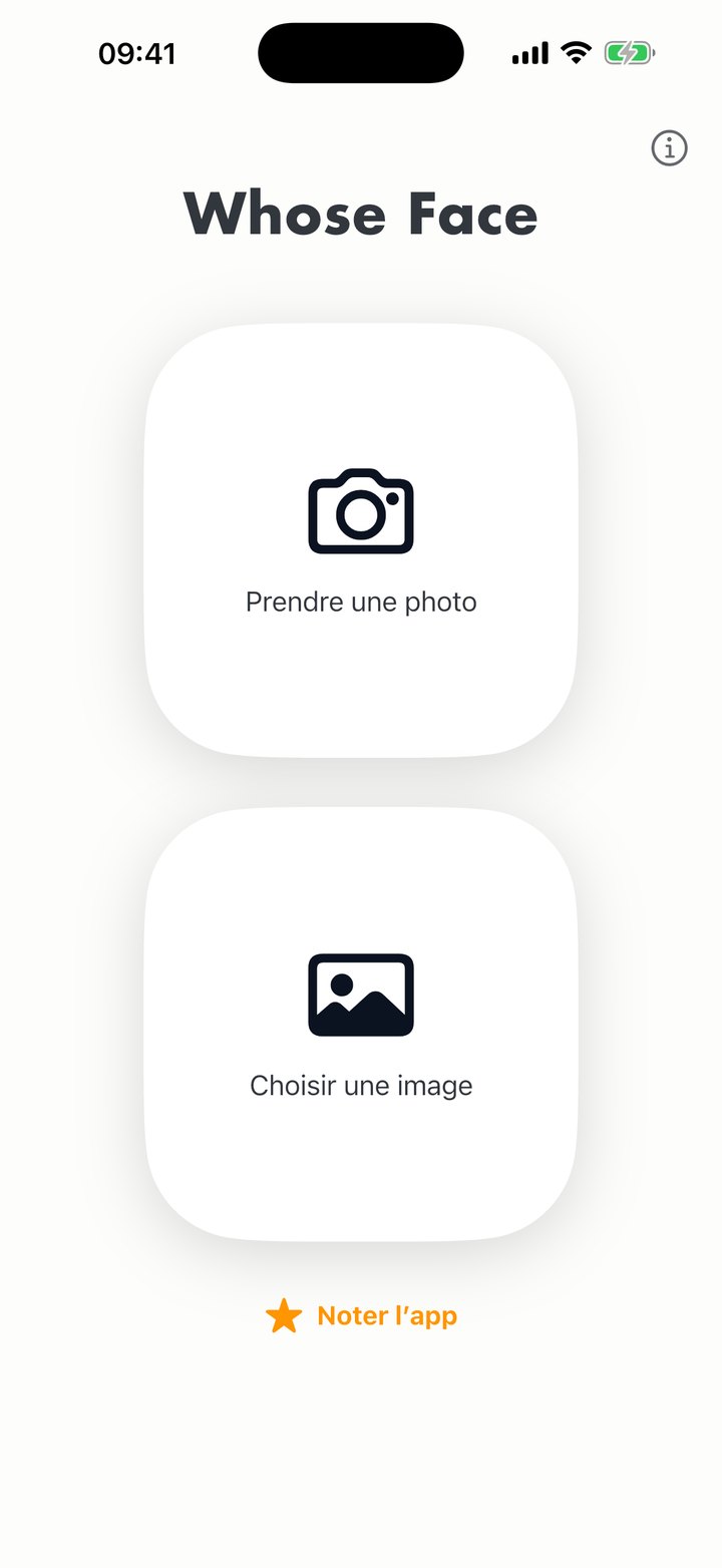 Whose Face — capture 1 sur 4