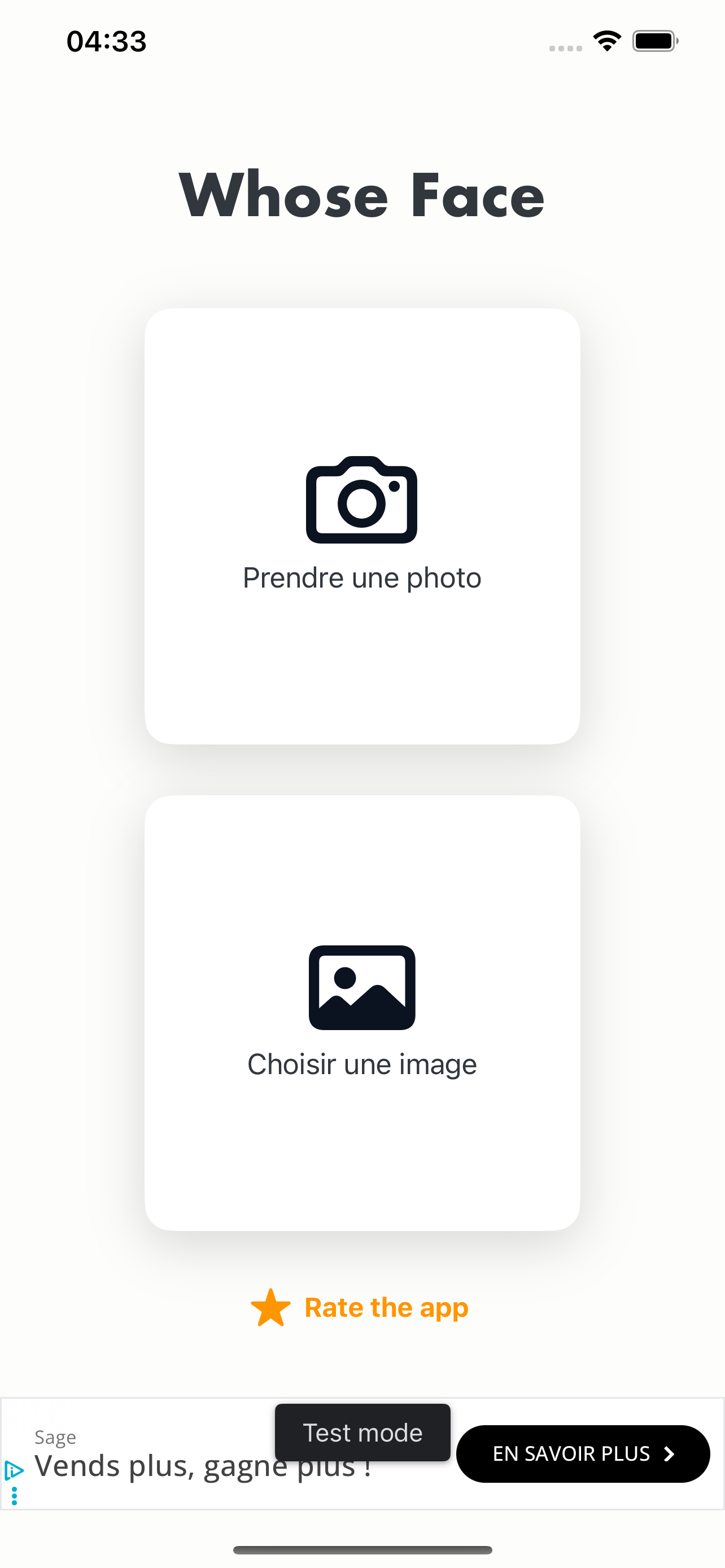 Whose face — capture 1 sur 2
